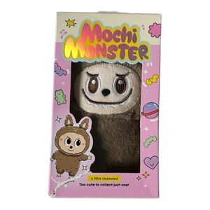 Mochi Monster Plush charm NEW brown furry purse backpack charm accessory